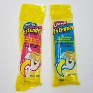 2 Charmin Toilet Paper Extender Adapter Mega Roll Fits Most Standard Holders NEW